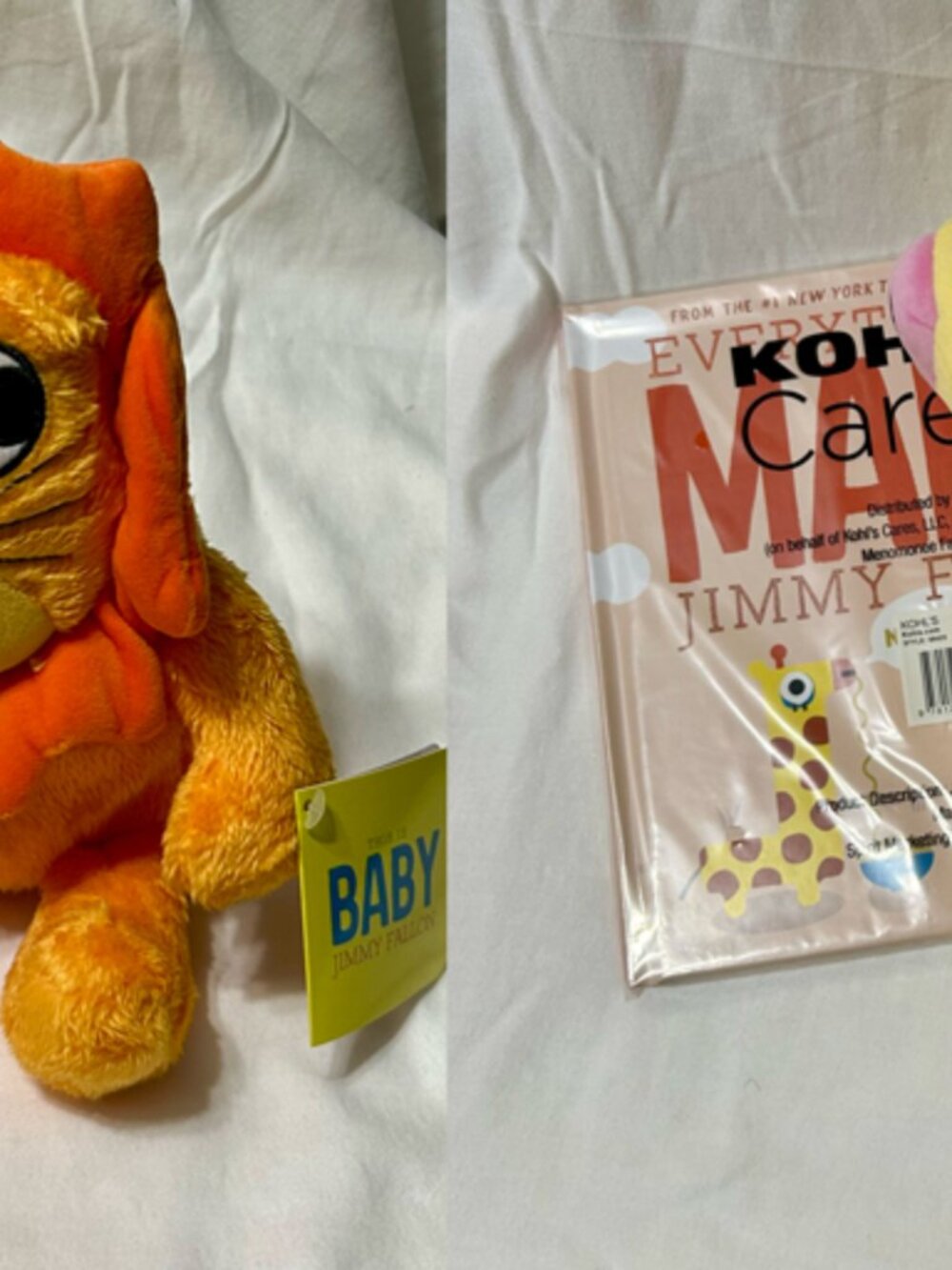 Kohl's Cares Jimmy Fallon Book and Stuffed Animal Set This Is... - NEW NWT